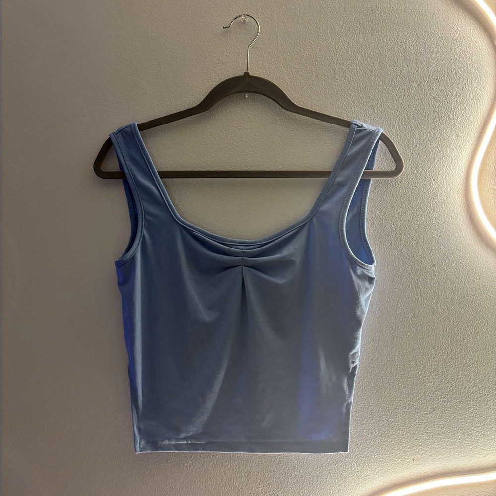 SHEIN RUCHED SPLIT HEM TANK TOP !!NEVER BEFORE WORN!!